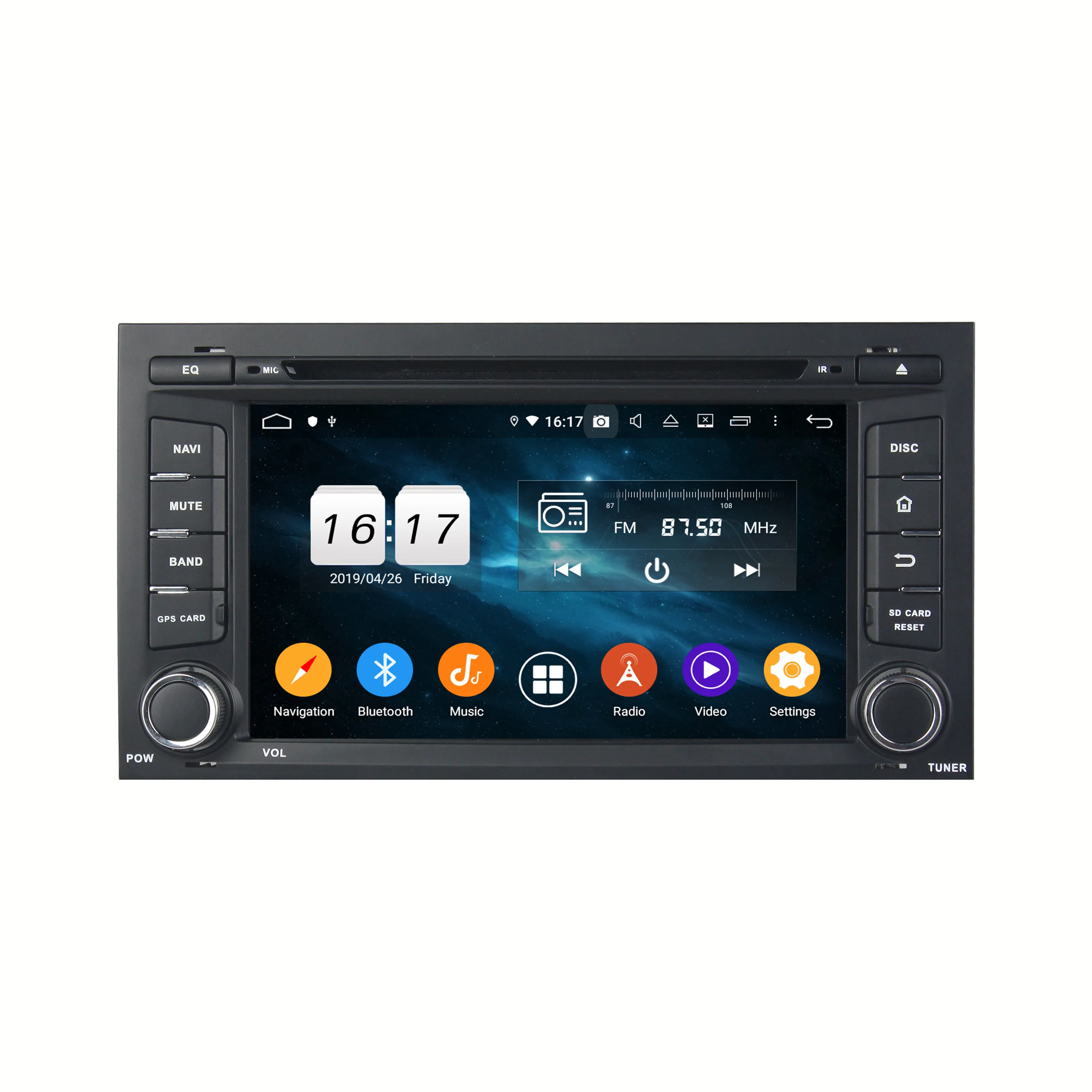 7 &quotPX6 Android 9 0 Автомобильный DVD плеер для Seat LEON 2014 мультимедийный аудио 1 Din стерео 6