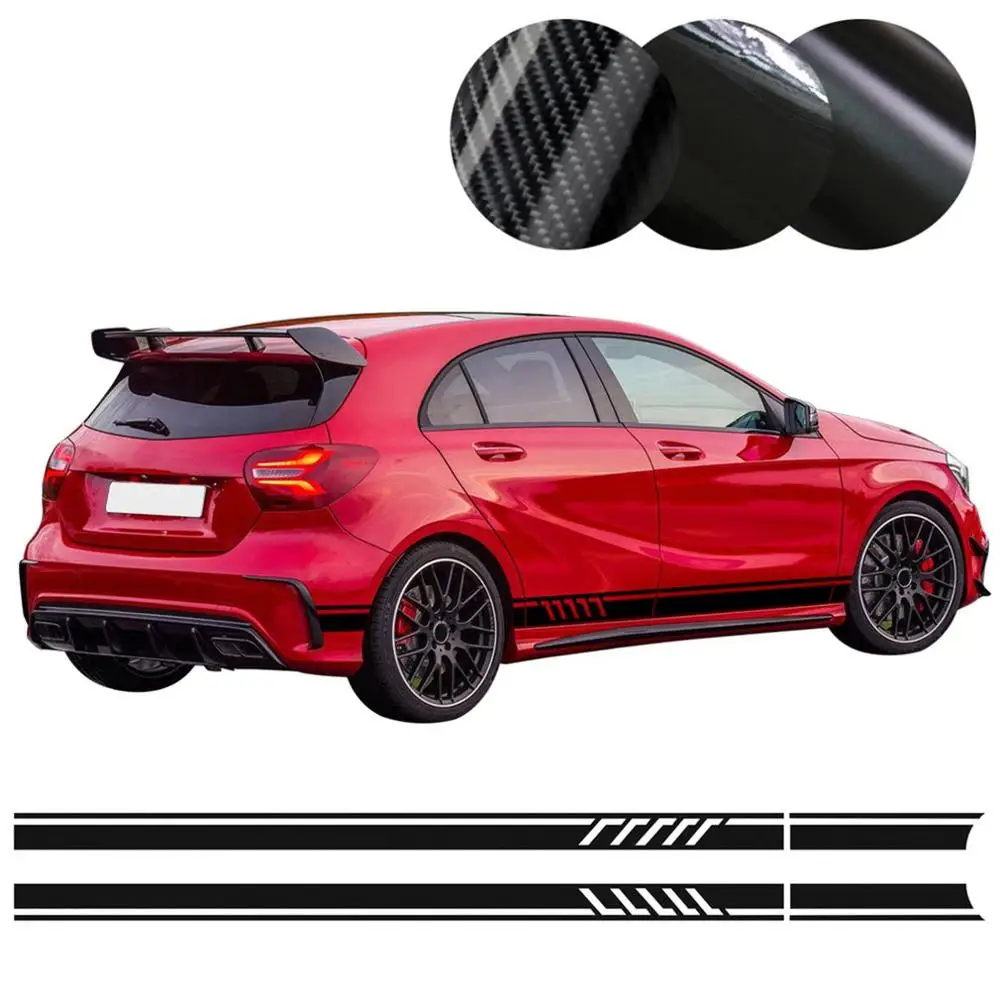 

D-655 Car Stickers Car Auto Side Body Vinyl Decals Long Stripe Stickers Waterproof Auto DIY Sticker Car Styling