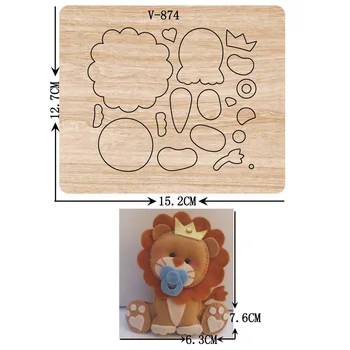 

New lion wooden dies cutting dies for scrapbooking /Multiple sizes /V-874