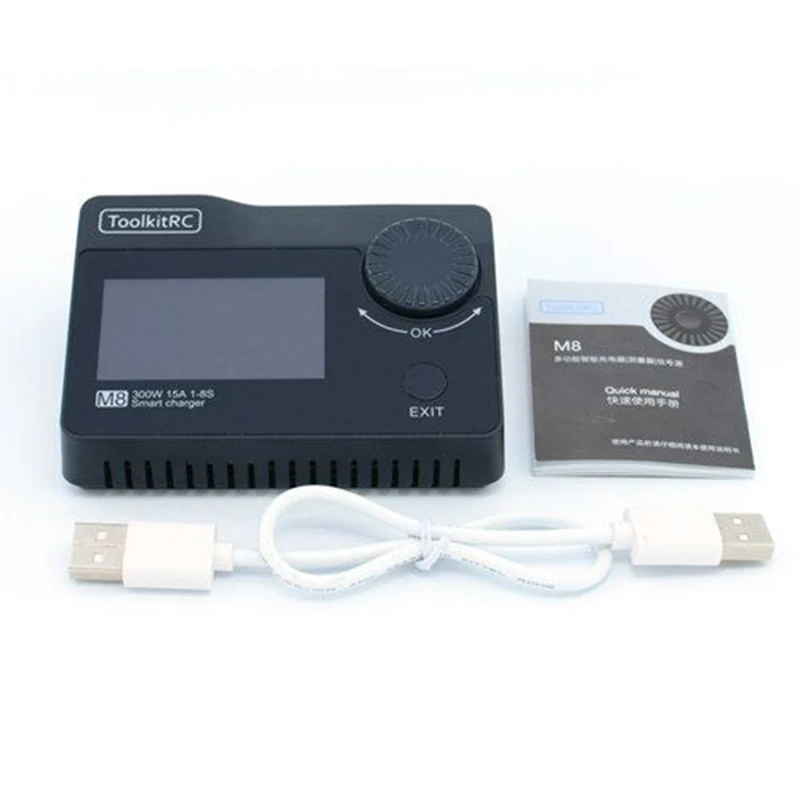 

ToolkitRC M8 Battery 300w 15A Charger, Cell checker, Servo Tester