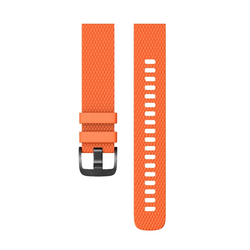 Orange Large Многоцветные часы ремешок для штифт для шестерни с пряжкой Регулируемый мягкий силиконовый сменный ремешок для часов для samsung gear S2 - Цвет: Orange Large