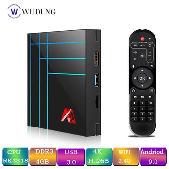 

A10 Smart TV Box 4GB 64GB RK3318 Quad-core IPTV Android Media Player Youtube 4K HDR Google Play 2.4Ghz Support 3D Set Top Box