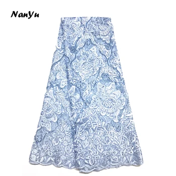 

Beautiful Lace Fabric China Wholesale Classical Rose Embroidery Fabric Wedding Dress Bridal Gown