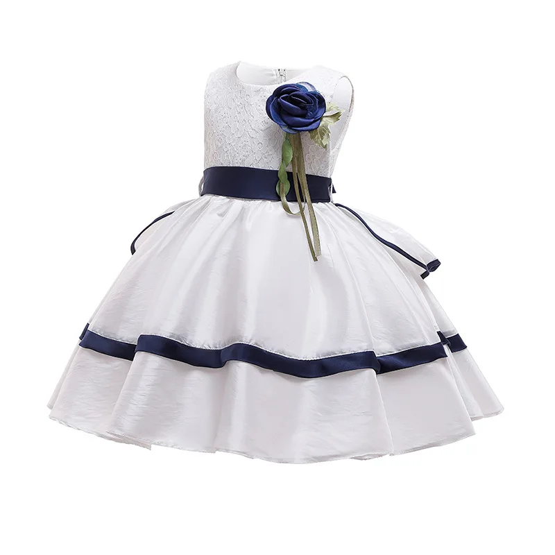 Children Dress Girls' Princess Skirt Flower Formal Dress Girls Dress Puffy Group Flower Boys/Flower Girls Host