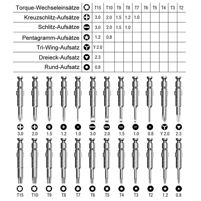 Набор отверток 25 в 1 Torx многофункциональный ремонт открывания ручной инструмент набор Torx Прецизионная отвертка для телефонов планшетных компьютеров