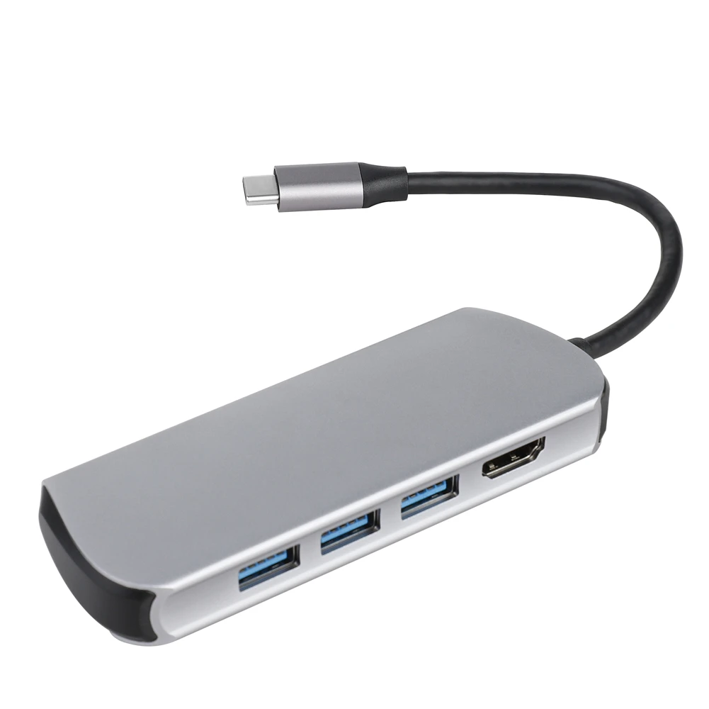 Usb-хаб C концентратор для Мульти USB 3,0 HDMI адаптер док-станция для MacBook Pro Аксессуары USB-C type C 3,1 разветвитель 3 порта USB C концентратор