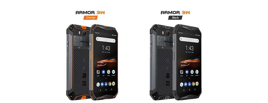 Ulefone Armor 3W 5," FHD+ Android 9,0 Helio P70 Octa Core 6 ГБ 64 Гб Смартфон 21 МП 10300 мАч 4G OTG NFC мобильный телефон