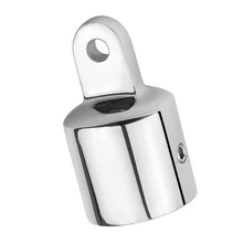 Из нержавеющей стали морские 316 полированные Bimini верхние фитинги Концевая крышка 1 ''25 мм