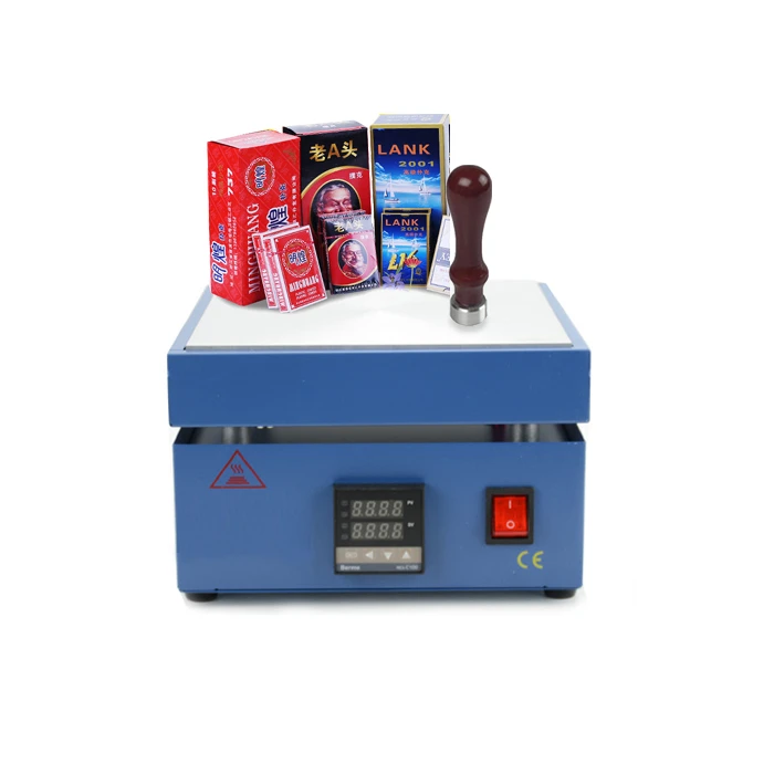 Manual Cellophane Wrapping Machine Cigarettes Cosmetics Poker Box