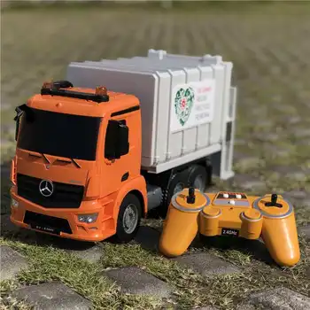 

Double E E560-003 RC Car 1/20 2.4G 8CH EP Crawler Cleaning Garbage Car Engineer Vehicle with LED Light RTR Model Toys for Kids
