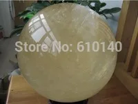 

Natural Yellow Calcite Quartz BALL 8.93" Crystal Sphere Orb Reiki 227mm