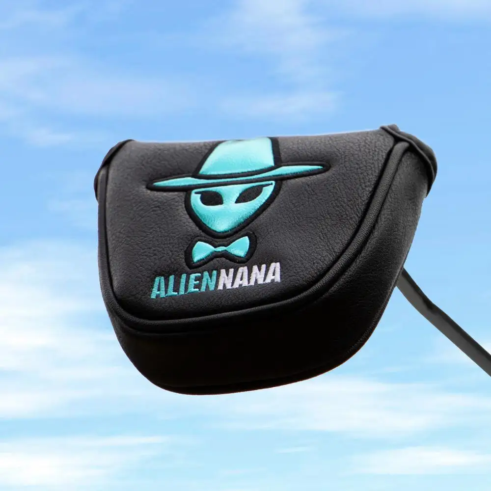 Чехол для клюшки гольфа чехол головы клуба кожаный крутой синий Aliennana с