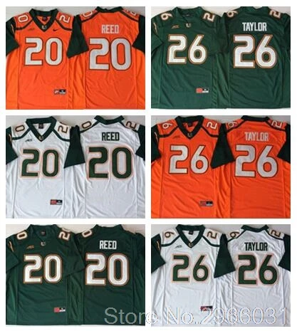 Мужские майки для колледжа, сшитые, Размер S-3XL,, белый цвет,#26, Шон Тейлор#20, ed REED