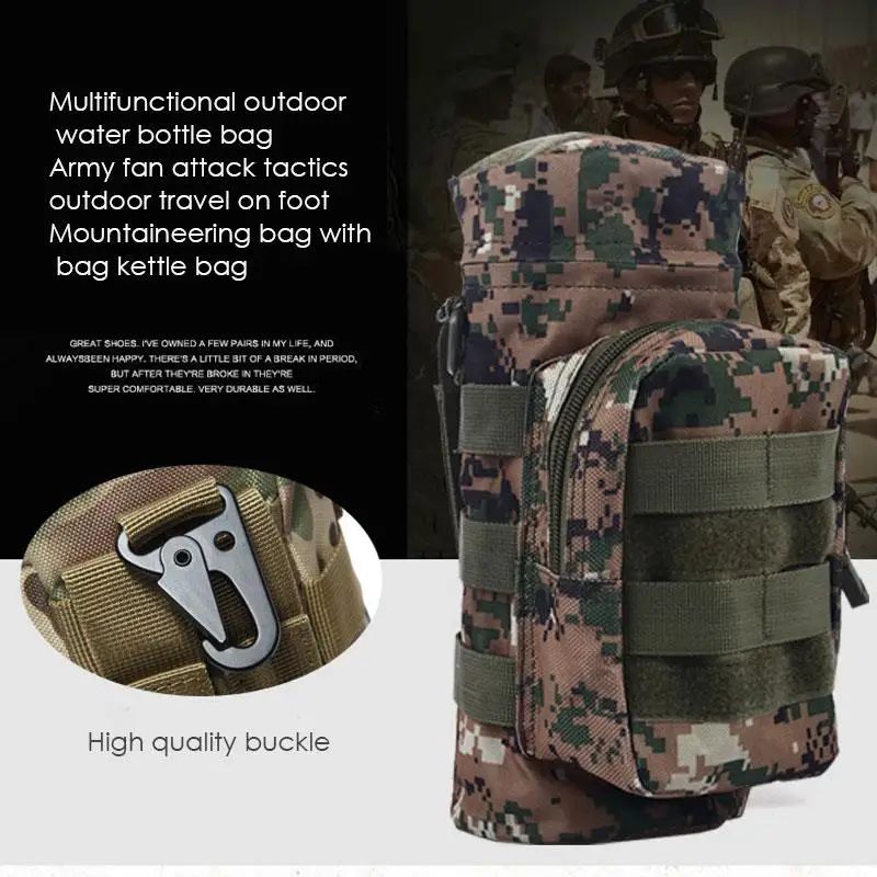 

Durable Picnic Drawstring Cartridge Bag Waist Pouch Hunting Outdoors DIY Oxford Cloth Camping Pocket Tactical