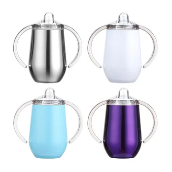 

304 SS Feeding Kids Toddler Newborn Baby Drink Cups Water Bottles Kids Drinking Sippy A Cup with Straw Milk Thermos