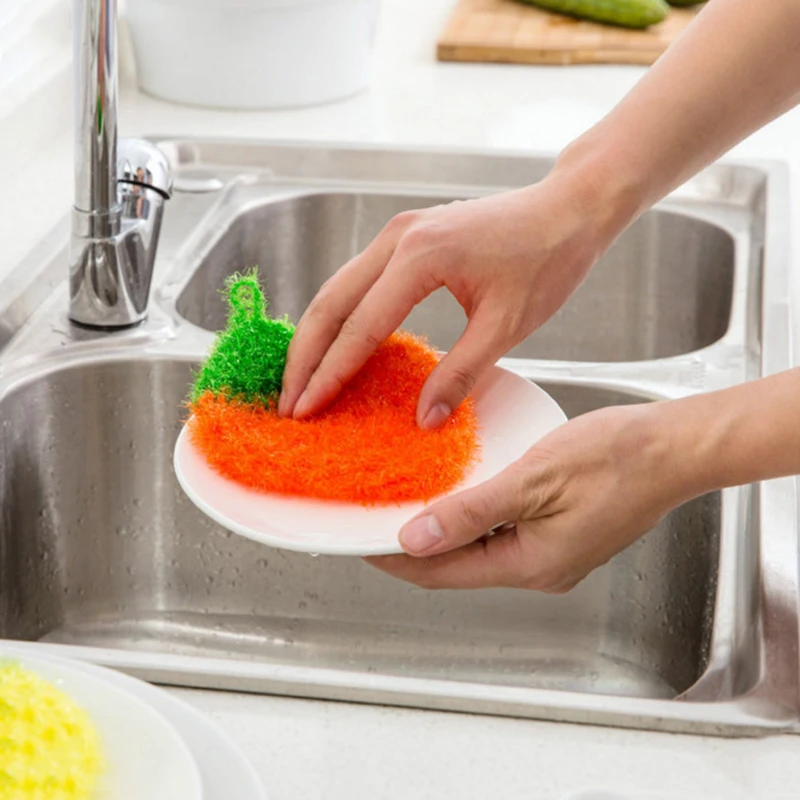 Клубничное полотенце для мытья посуды, кухонная щетка для мытья посуды, коврик для мытья посуды ручной работы вязанный цветочный инструмент для мытья посуды