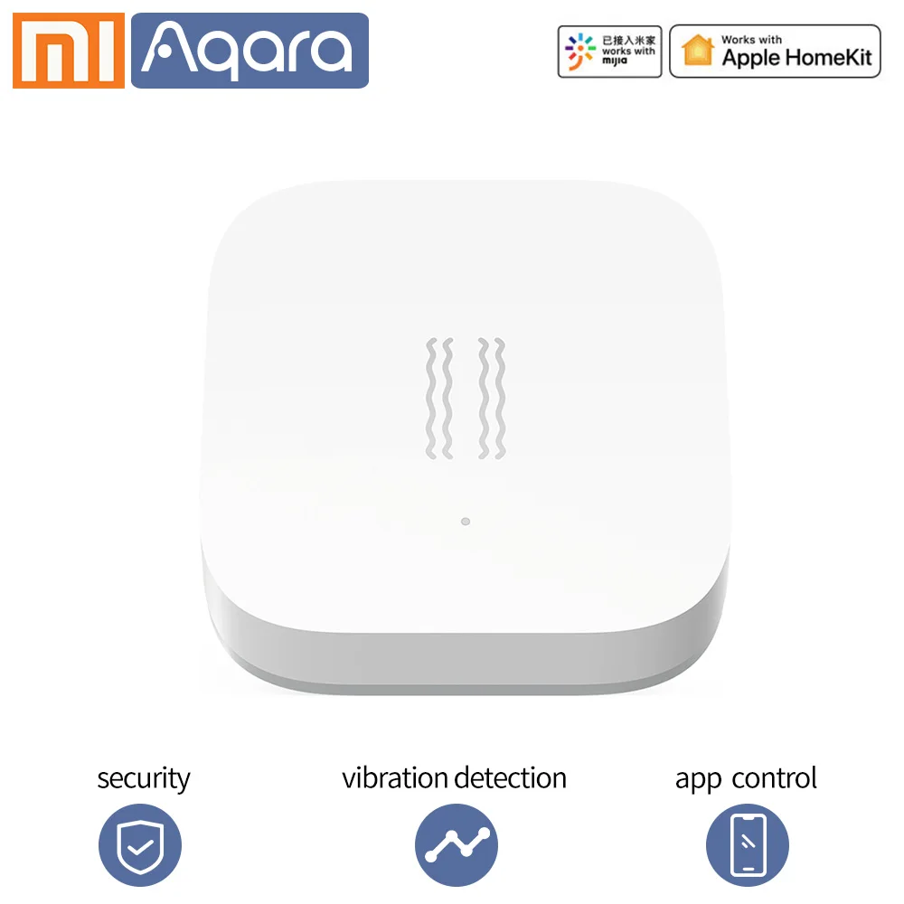 

Aqara Vibration Sensor Shock Sensor Smart Motion Sensor Vibration Detection Alarm Monitor zigbee Mi home app xiaomi smart home