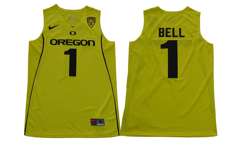 Мужские футболки Oregon Ducks BELL 1 - Цвет: 3