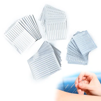 

100PCS Detox Needles Disposable Sterile Needle Sterile Acupunture Asepsis For Ears Skin Hot