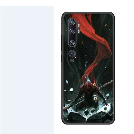 На заказ xiaomi mi note 10 чехол s Чехол Мягкий силиконовый против царапин xiaomi mi note 10 Pro задняя крышка матовый тонкий чехол для xiaomi - Цвет: hou ge