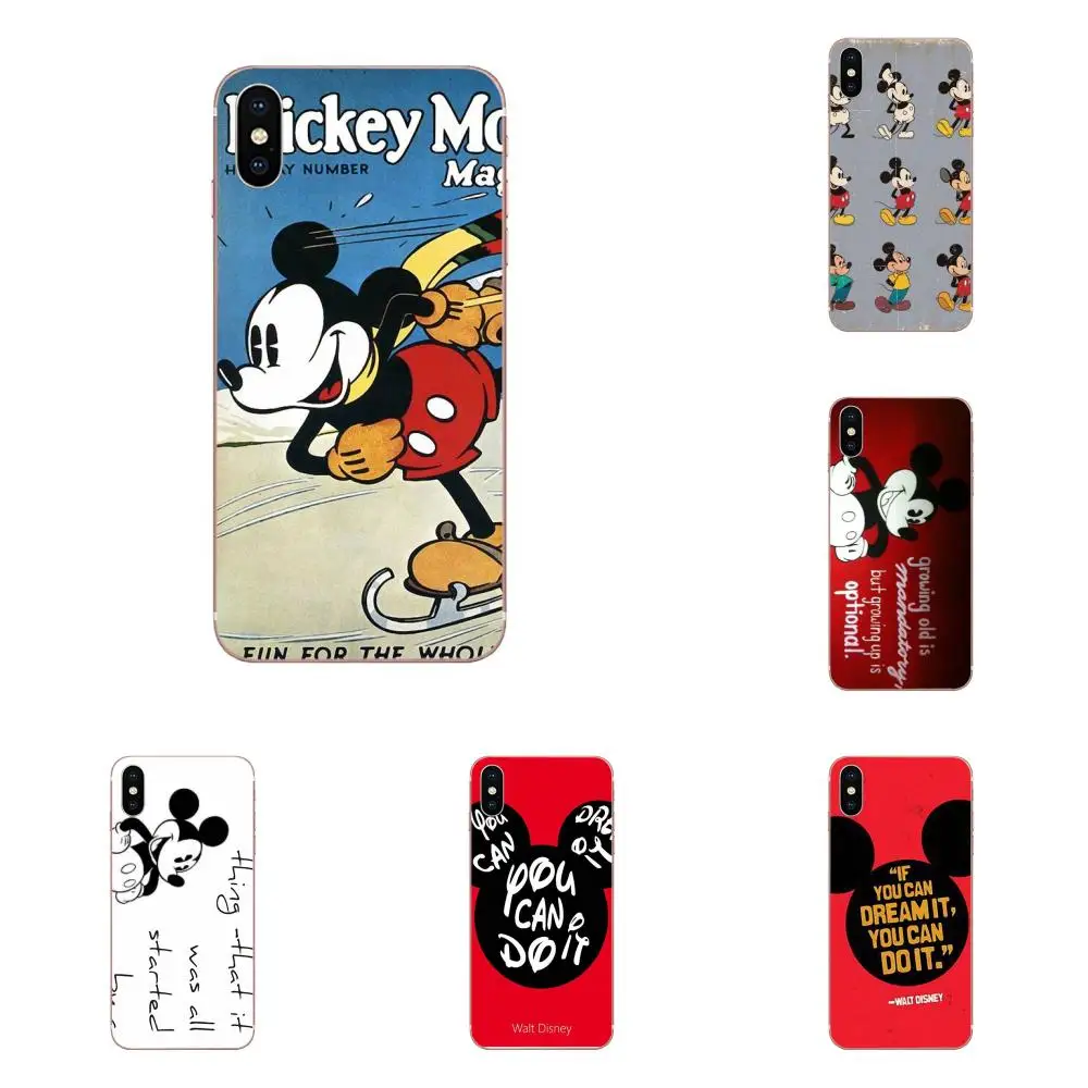 

For LG K50 Q6 Q7 Q8 Q60 X Power 2 3 Nexus 5 5X V10 V20 V30 V40 Q Stylus Case Walt Quote If U Dream It U Can Do It Mickey