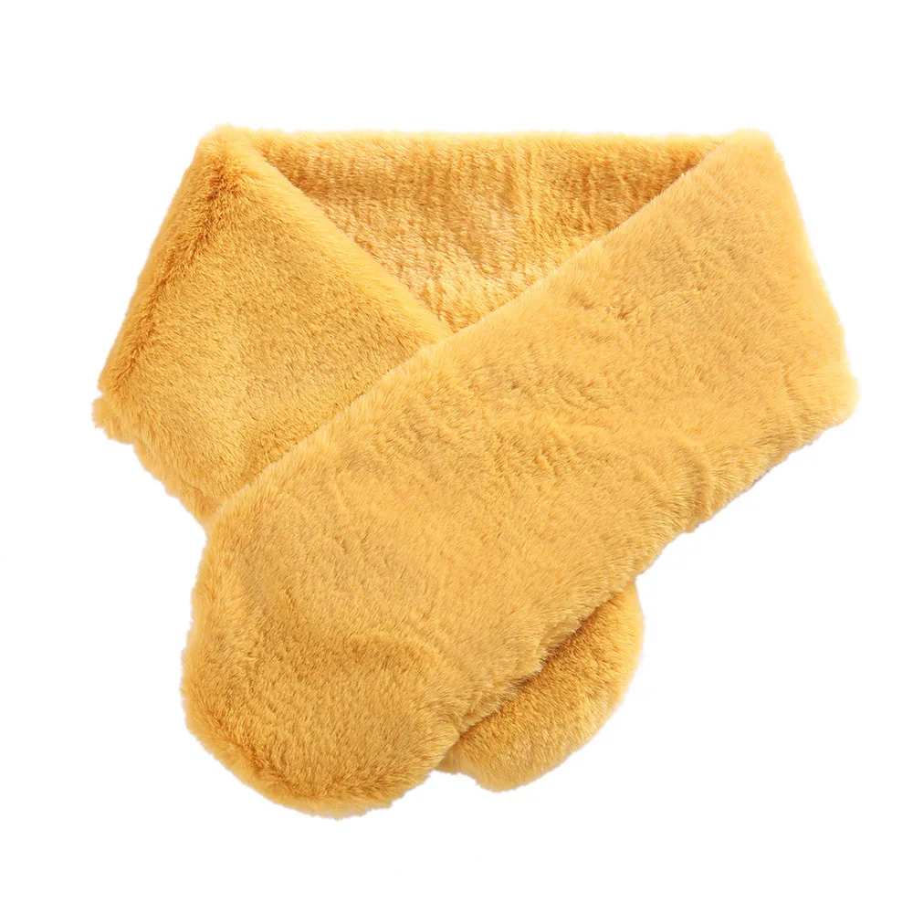 Осень зима Lmitation искусственный мех ошейник для взрослых женщин леди теплый шерстяной Coif капюшон шарф шейный платок шарфы для женщин# O25