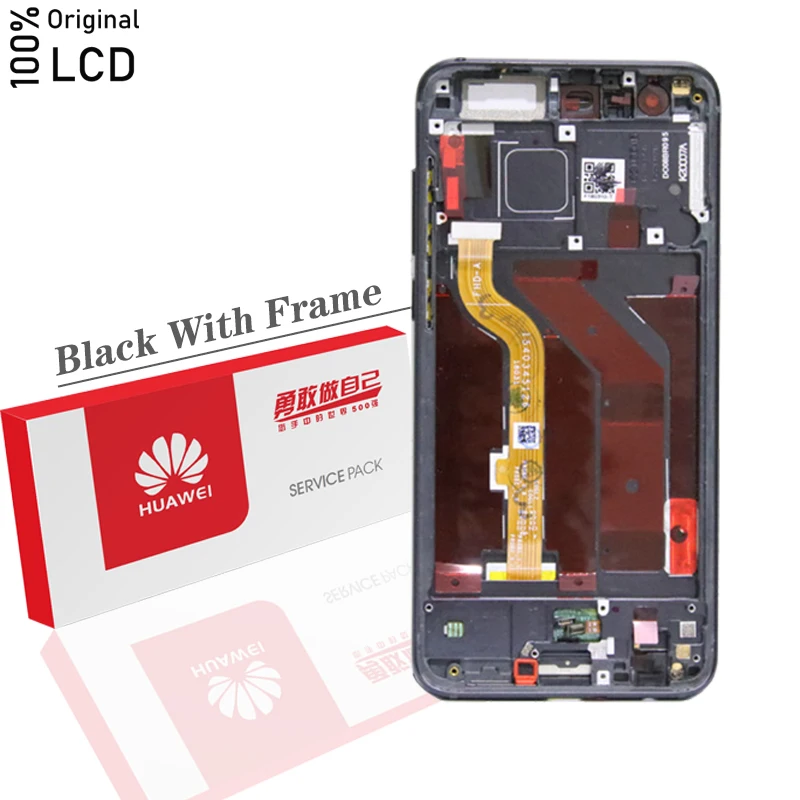Оригинальный сенсорный экран с рамкой для Huawei Honor 9 ЖК дисплей STF L09 AL10 AL00
