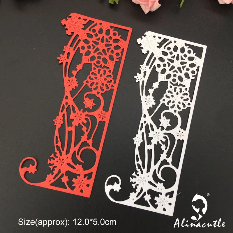 

Die Cut Metal Cutting Die Winter Snowflakes Border Scrapbooking Paper craft album Handmade Card Stencil Cutter Punch art cutter