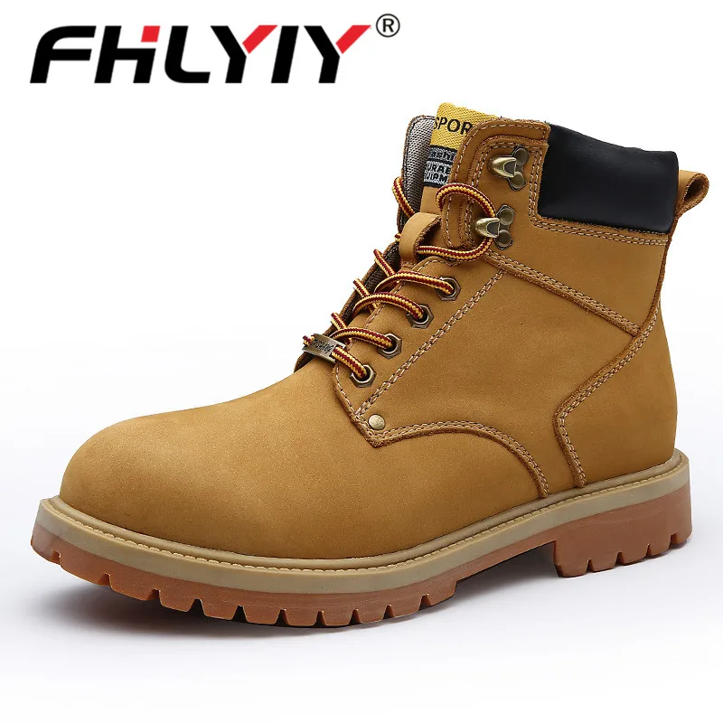 

Fhlyiy Brand Men'S Winter Shoes Timber Land Shoes Leather Boots Men Autumn Ankle Shoes Comfortable Rubber Shoe Zapatos De Hombre