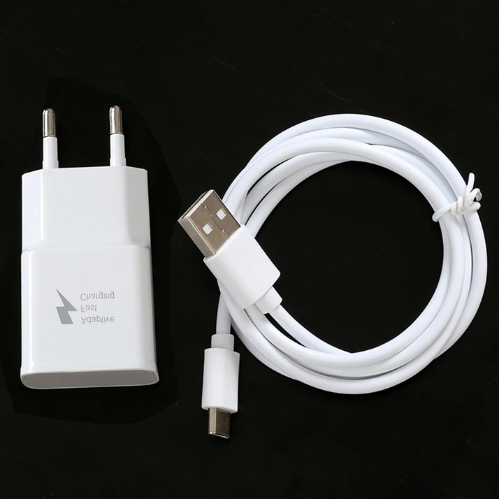 Адаптивное настенное зарядное устройство для Samsung galaxy feel 2 A40 A50 A70 A20 A90 S9 A7 A5 2017 USB Type