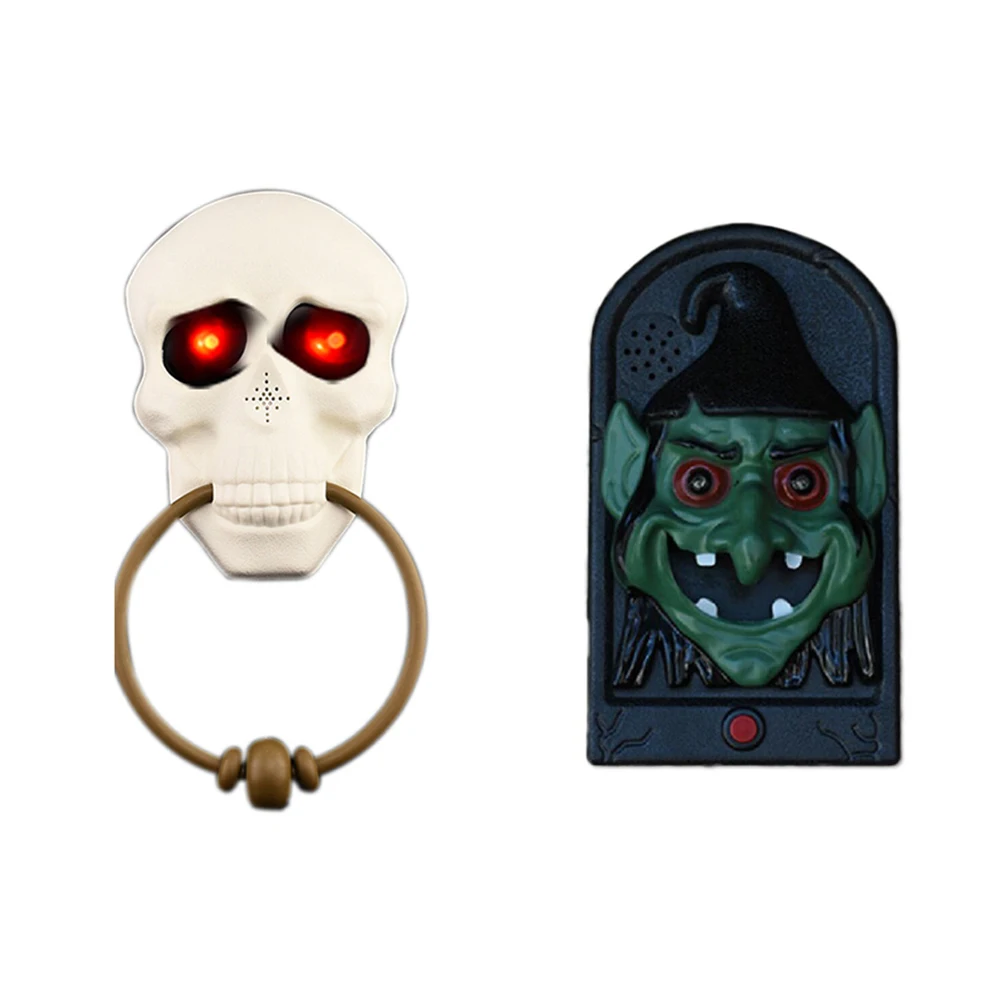 Кричащий череп голосовое управление красные светодиодные глаза. Звонок хэллоуина. Звонок хэллоуина. Звонок хэллоуина. Светильник на хэллоуин.
