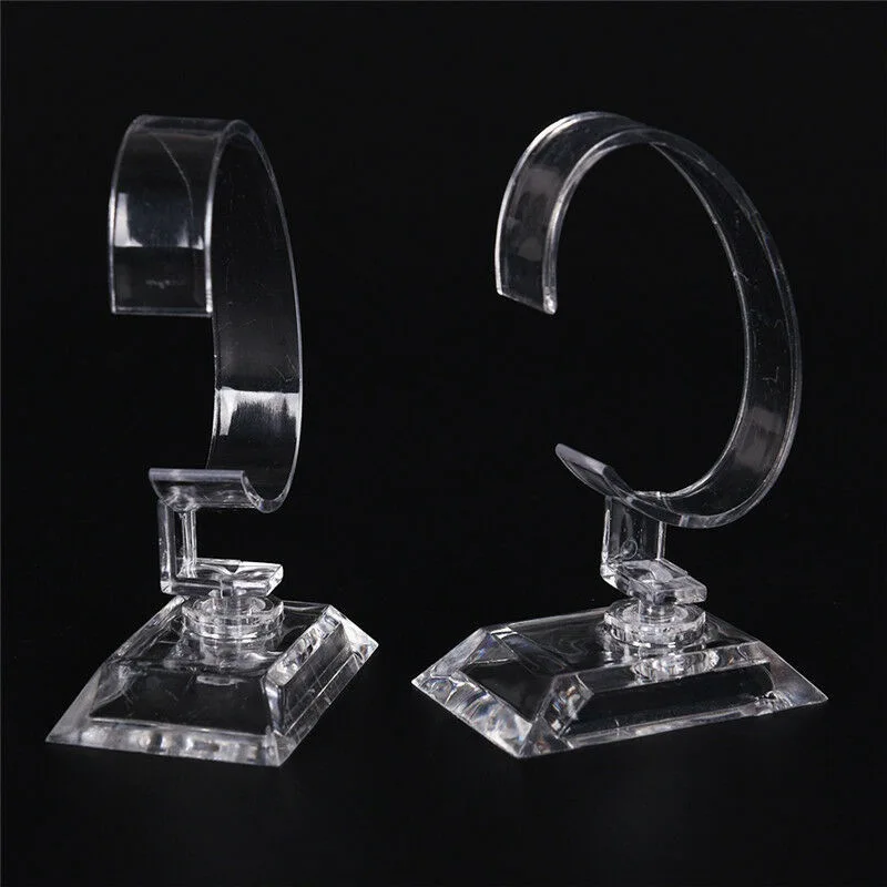 

2pcs Watch Display Racks Clear Detachable Bracelet Jewelry Fashion Stand Holder