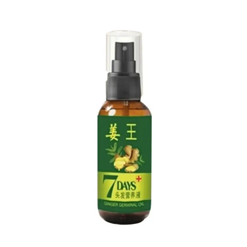 50ml Ginger Hair Growth Solution Nourish Hair Scalp Anti-fork Hair Regrowth Treatment Product - Цвет: 50ml