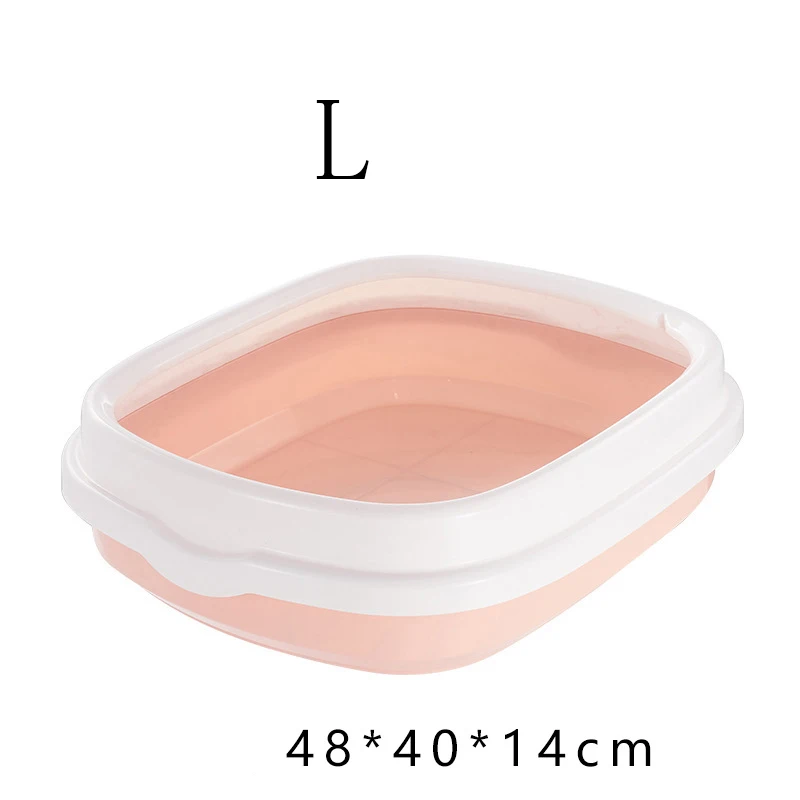 Puppy Cat Indoor Home Plastic Sandbox Candy colors cat litter box toilet Free Cat litter shovel toilet bedpan cat