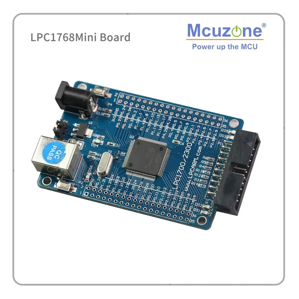 LPC1768 мини плата 100 МГц Cortex-M3, USB, EMAC, UART, SPI, igc, ADC, DAC, SD NXP GPIO CAN