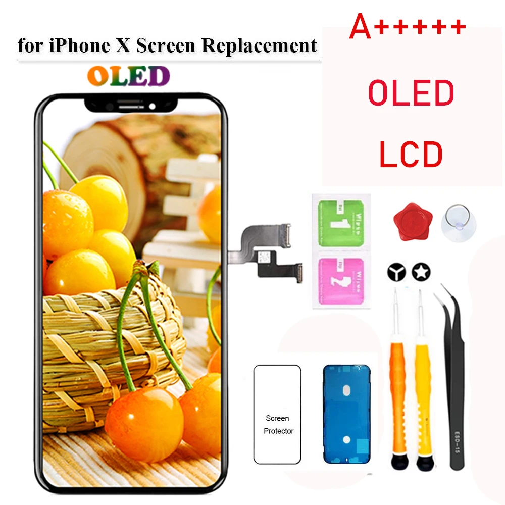 Дисплей для iphone x oled lcd tft сенсорный экран дигитайзер Набор ремонта замена экрана |