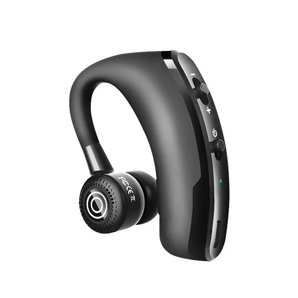 Bluetooth наушники с шумоподавлением, Бизнес Беспроводная bluetooth-гарнитура с микрофоном для водителей, спорта, громкой связи, беспроводная - Цвет: Черный