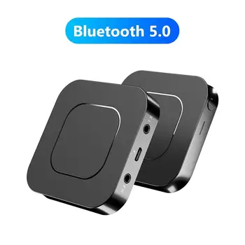 

HD Low Latency Bluetooth 5.0 Audio Transmitter Receiver Music TV PC Wireless Adapter 3.5mm Aux Jack