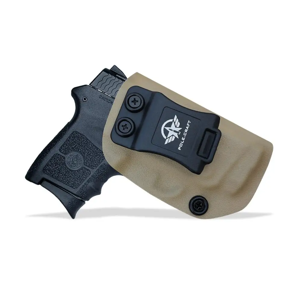 Yellow For Right Полюс. Ремесло KYDEX кобура iwb телосложение 380 лазерный пояс носить Скрытая кобура S& W телосложение 380 кобура Пистолет Чехол - Цвет: Yellow For Right