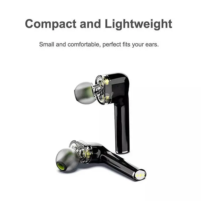 Многофункциональные Bluetooth 5,0 беспроводные двойные наушники-вкладыши 5V около 100H 500mAh V5.0 около 2H около 6H спортивные наушники