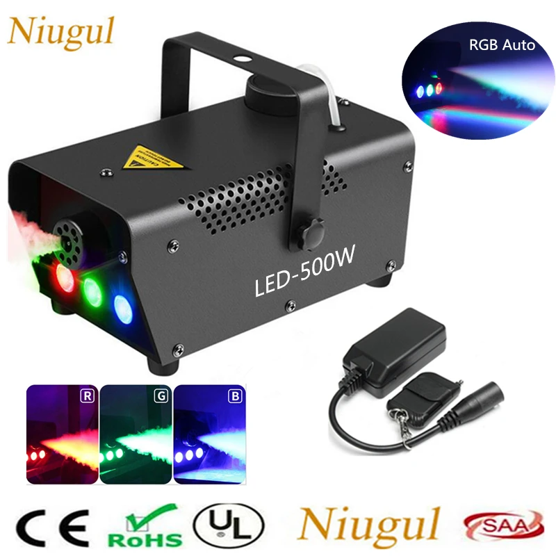 Дымогенератор противотуманный с дистанционным управлением 500 Вт светодиодные