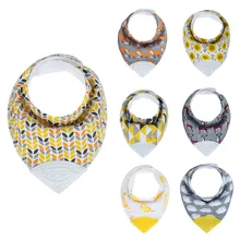 Детские нагрудники из хлопка с героями мультфильмов и прорезывателем для новорожденных, детский нагрудник для мальчиков и девочек, шарф, аксессуары для кормления детей, детские нагрудники 30DE18