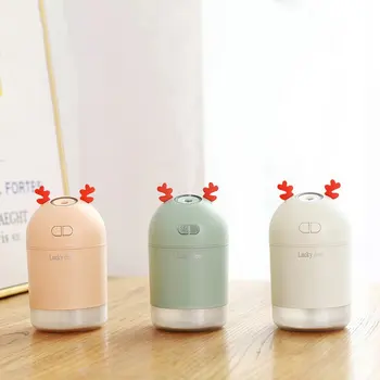 

Lucky Deer Humidifier Usb With Ambient Light Plug Ins Small Cute Shape Mini Portable Home Office Humidifier