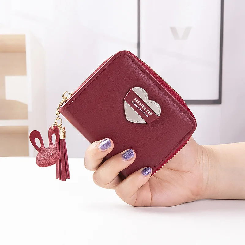 Женские кошельки с кисточками модный брендовый кожаный кошелек женская сумка