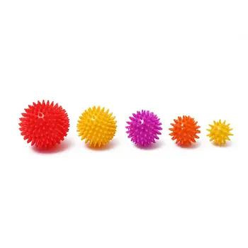 

Soft PVC High Density Spiky Massage Ball Foot Pain Plantar Fasciitis Reliever Treatment Hedgehog Ball Massage Acupressure Ball