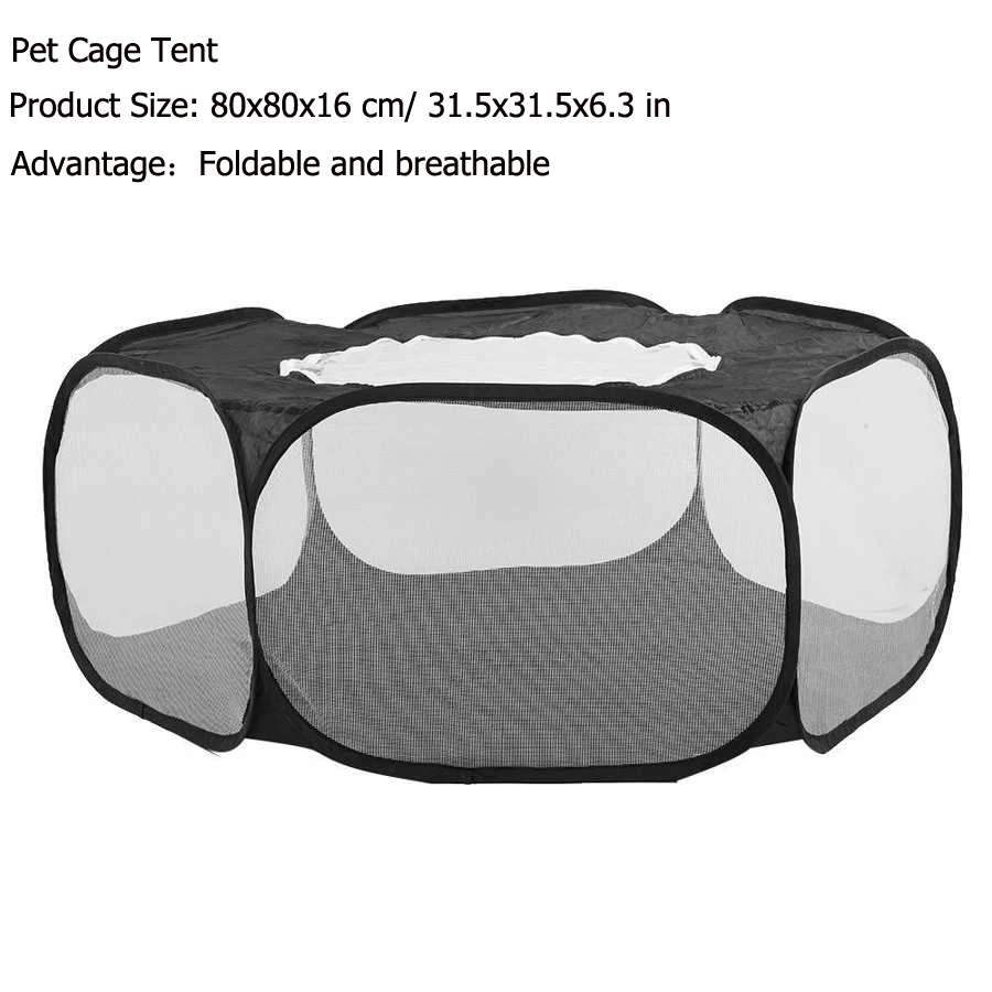 Portable Pet Tent Rabbit House For Dogs Indoor Outdoor Foldable Kennels