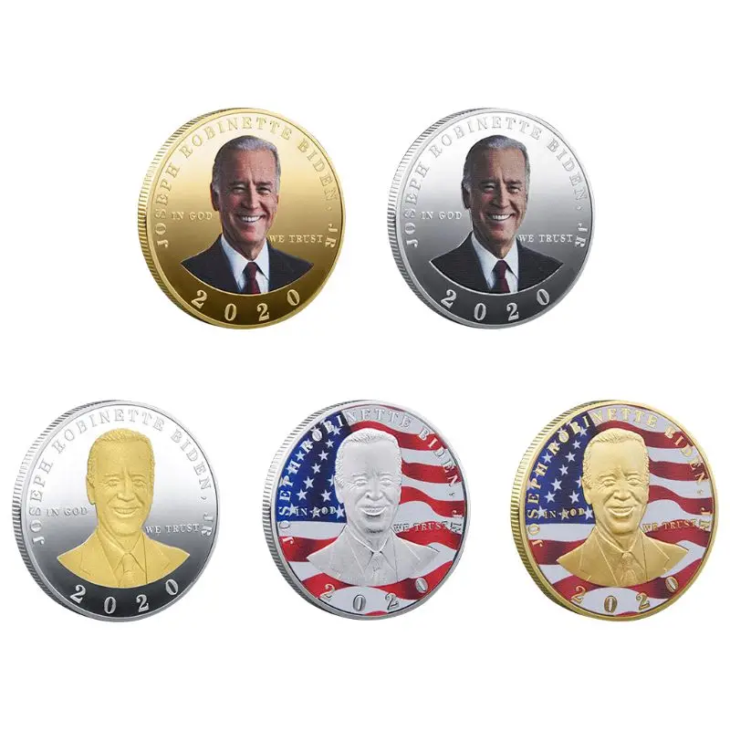Joe Biden President памятная монета сувенир вызов Коллекционная Коллекция монет