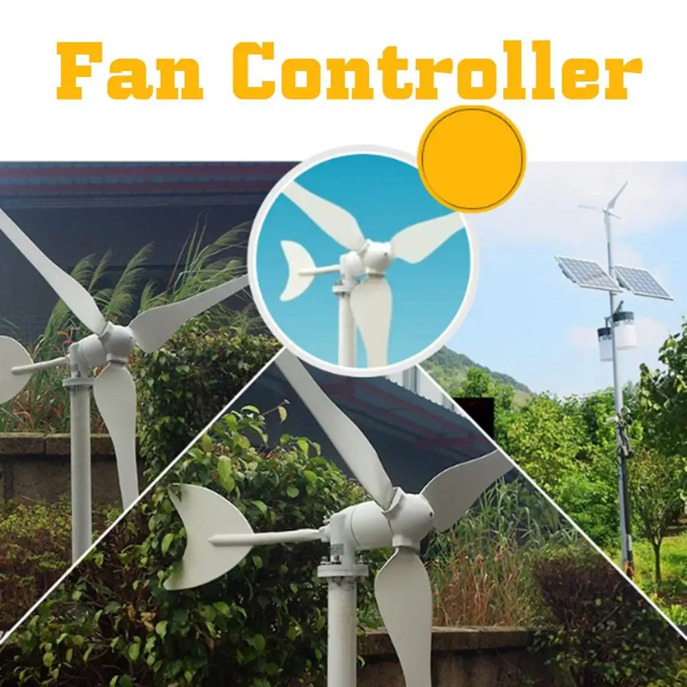 

Small Wind Turbine Home Mini Generator Dc 100W 24V Wind Power Generation