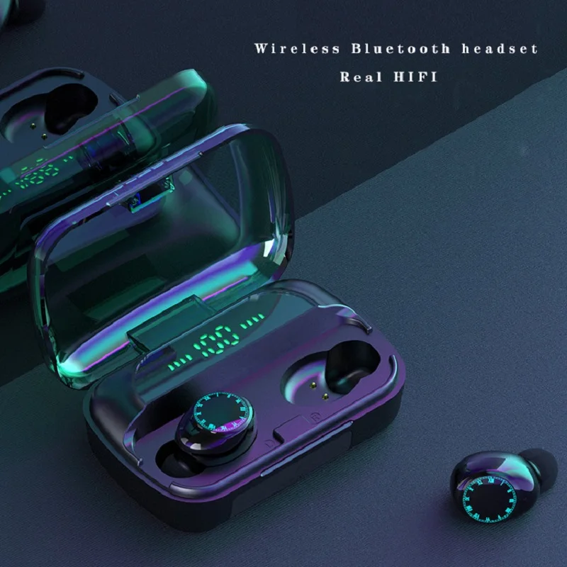 

F9 F9-9 mini TWS Bluetooth 5.0 Wireless Earphones Headphone Touch Control Earphones Stereo Sport Headset LED Display Gaming Au