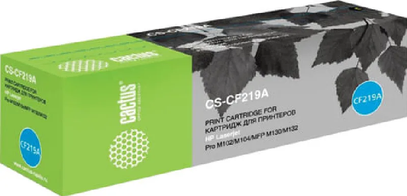 Фотобарабан CACTUS (CS-CF219A) для HP LaserJet Pro M132a/132fn/132fw/M104a/104w ресурс 12000 стр. | Компьютеры и